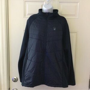 Mens Spyder Jacket NWT in Dark Blue and Size LG